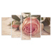 Viacdielny obraz Love Letter With A Rose 110x60 cm
