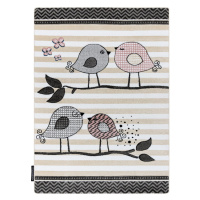 Detský kusový koberec Petit Birds cream Rozmery kobercov: 160x220