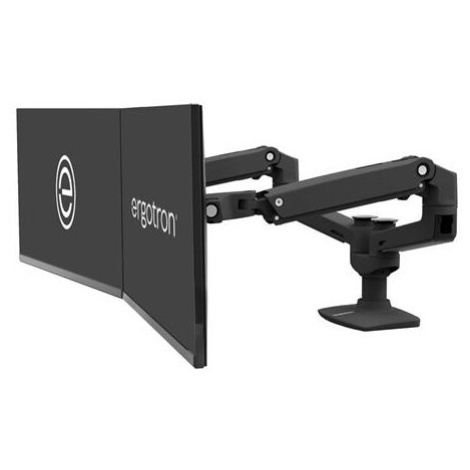 Ergotron LX Stolové ramená pre 2 monitory čierne 27"