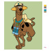 Maľovanie podľa čísel - SCOOBY RANGER (SCOOBY DOO) Rámovanie: vypnuté plátno na rám, Rozmer: 40x