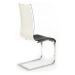Jedálenská stolička K104 Čierna / biela,Jedálenská stolička K104 Čierna / biela