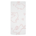 Napínacia detská plachta do postieľky z bavlneného saténu 120x60 cm Sweet Bunnies - Butter Kings