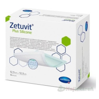 ZETUVIT Plus Silicone kompres sterilný (12,5x12,5cm) 10ks