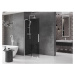 MEXEN/S - Velar L Sprchová zástena posuvná Walk-in 120 x 200, grafit 8 mm, biela 871-120-003-43-