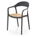 Stohovateľná stolička K530 Hnedá,Stohovateľná stolička K530 Hnedá