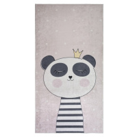 Svetloružový detský koberec 100x160 cm Princess Panda – Vitaus