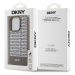 DKNY PU Leather Repeat Pattern Bottom Stripe MagSafe Apple iPhone 14 Pro Max DKHMP14XPSOSPW Brow