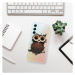 Odolné silikónové puzdro iSaprio - Owl And Coffee - Samsung Galaxy A34 5G