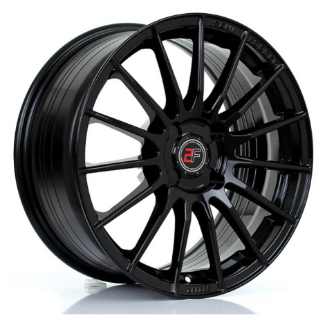 2FORGE ZF1 hliníkové disky 8x17 4x108 ET10 DO 58 GLOSS BLACK