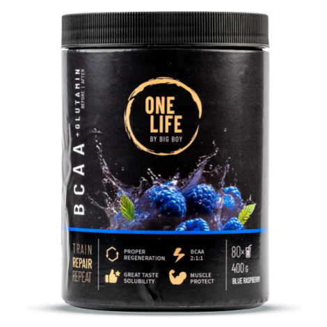 ONE LIFE BCAA modrá malina instantný 400 g