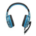 Fury Herné slúchadlá s mikrofónom Hellcat, drôtové, modré podsvietenie, jack 3,5mm, kábel dĺžka 