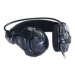 E-blue Cobra HS, herné sluchátka s mikrofónom, ovládanie hlasitosti, čierna, 2x 3.5 mm jack