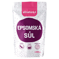 ALLNATURE Epsomská soľ, 1 x 1000 g