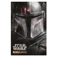 Plagát Star Wars: The Mandalorian - Helmet (138)