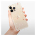 Odolné silikónové puzdro iSaprio - Abstract Triangles 02 - white - iPhone 13 Pro Max