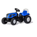 Šlapací traktor s vlečkou Rolly Toys Landini 011841 modrý