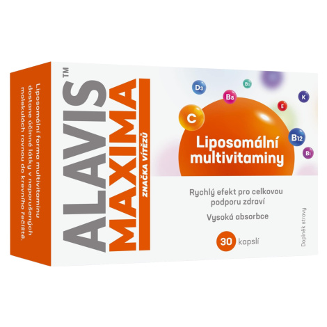 ALAVIS MAXIMA Lipozomálny multivitamín 30 kapsúl