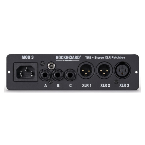 Rockboard MOD 3 V2 - All-in-One TRS & XLR Patchbay for Vocalists & Aco