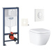 Závesný WC set do ľahkých stien / predstenová montáž GROHE Euro Ceramic SIKOGRSEUSASH0