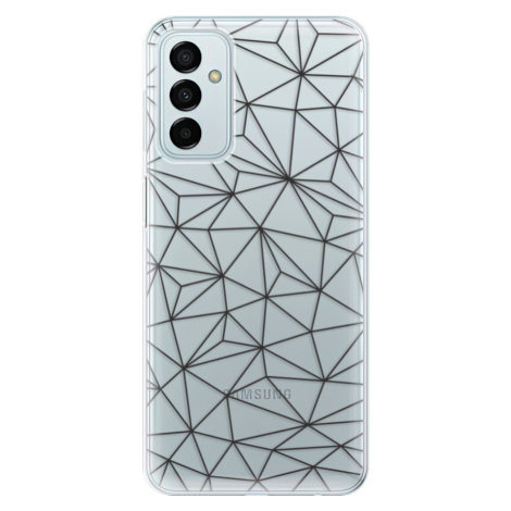 Odolné silikónové puzdro iSaprio - Abstract Triangles 03 - black - Samsung Galaxy M23 5G