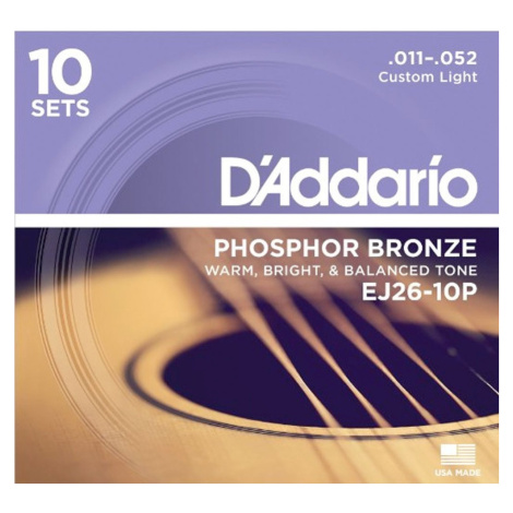 D'Addario EJ26-10P