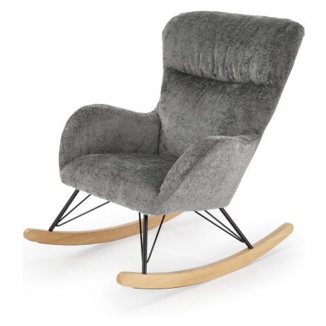 Hojdacie kreslo CASTRO sivé Halmar