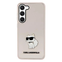 Kryt Karl Lagerfeld Samsung Galaxy S23+ pink hardcase Ikonik Choupette (KLHCS23MHNCHTCP)