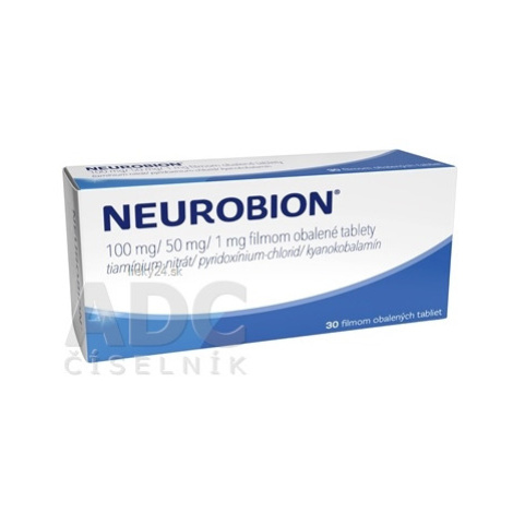 Neurobion 100 mg/50 mg/1 mg 30 tbl