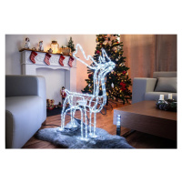 Dekorácia MagicHome Vianoce, Sob, 216x LED studená biela, s otočnou hlavou, 230V, 50 Hz, exterié
