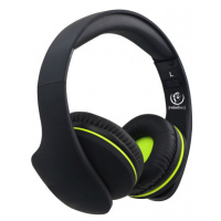 Bluetooth stereo slúchadlá, v4.2, mikrofón, Rebeltec Viral, čierna/zelená
