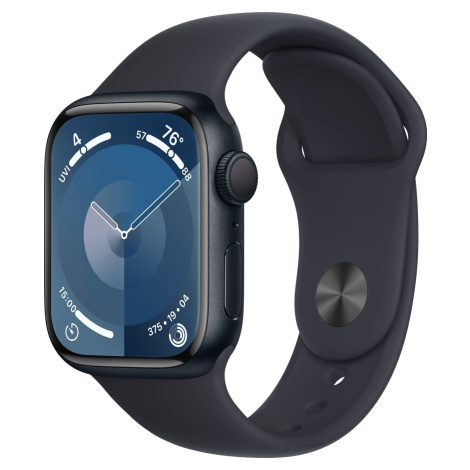 Apple Watch Series 9 GPS 41mm Midnight, MR8X3QC/A (M/L)