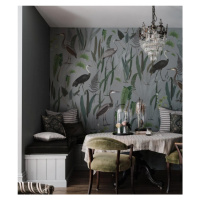 WALLCOLORS Calm Heron Mint wallpaper - tapeta POVRCH: Prowall Concrete