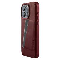 Kryt Mujjo Full Wallet Leather Case for iPhone 15 Pro Max - Burgundy