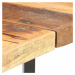 Barový stôl masívne drevo / oceľ Dekorhome Sheeshamové drevo,Barový stôl masívne drevo / oceľ De