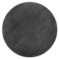 Antracitovosivý okrúhly koberec ø 133 cm – Flair Rugs