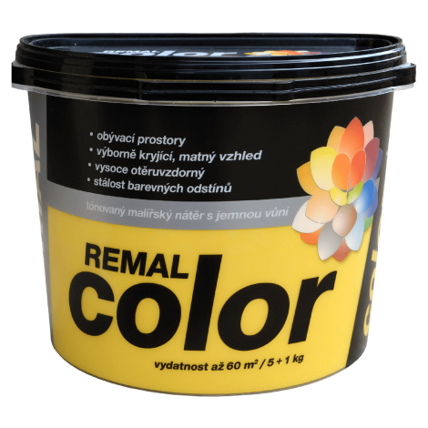 REMAL COLOR - tónovaný maliarsky náter s jemnou vôňou 6 kg 0190 - tmavošedá