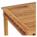 Záhradný jedálenský stôl 80x 80 cm teakové drevo Dekorhome,Záhradný jedálenský stôl 80x 80 cm te