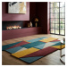 Ručně všívaný kusový koberec Abstract Shuffle Shaped Multi - 150x240 cm Flair Rugs koberce