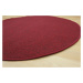 Kusový koberec Astra červená kruh - 120x120 (průměr) kruh cm Vopi koberce