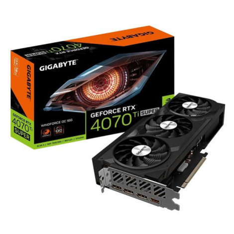 GIGABYTE RTX™ 4070 Ti SUPER WINDFORCE OC 16G