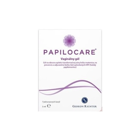 Papilocare vaginálny gél 7 x 5 ml