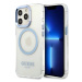 Kryt Guess GUHMP13XHTRMB iPhone 13 Pro Max 6,7" blue hard case Metal Outline Magsafe (GUHMP13XHT