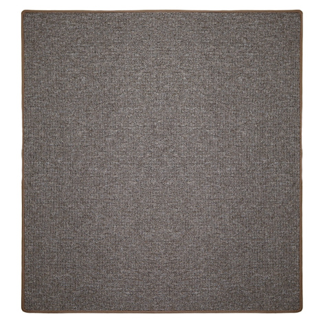 Kusový koberec Porto hnědý čtverec - 300x300 cm Vopi koberce