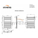 INVENA - Kúpeľňový radiátor 540 x 800, grafit UG-02-080-A