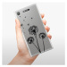 Plastové puzdro iSaprio - Three Dandelions - black - Sony Xperia XZ1