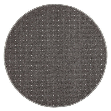 Kusový koberec Udinese hnědý kruh - 80x80 (průměr) kruh cm Condor Carpets