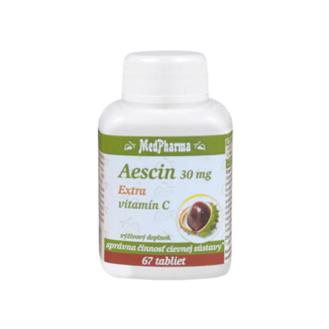 MEDPHARMA Aescin 30 mg extra vitamín C 67 tabliet