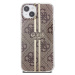 Guess IML 4G Gold Stripe Apple iPhone 15 GUHCP15SH4PSEGW Brown