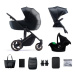 KINDERKRAFT SELECT Kočík kombinovaný 3v1 Prime 2 Venezian Black, Premium