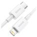 Dátový kábel Baseus Superior PD USB-C - Lightning 1,5 m 20W biely